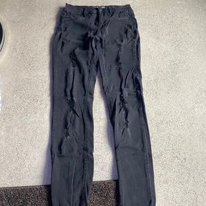 Pacsun Black Ripped Jeans. Size 23.